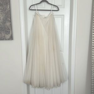 Willowby by watters tulle bridal skirt from bhldn